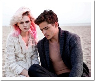 Charlotte Free and Francisco Lachowski for Ermanno by Ermanno Scervino