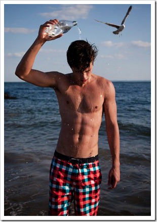 Francisco Lachowski.  Outtake from U Mag â€Summer Timeâ€