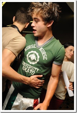 Francisco backstage @ D&G