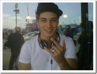 Francisco on a photo shoot today with Shirley Yu for U Mag