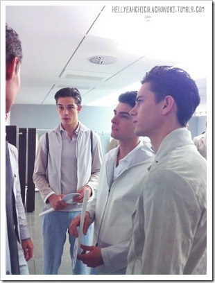 backstage at zegna