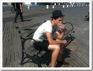 behind the scenes at the coney island shoot