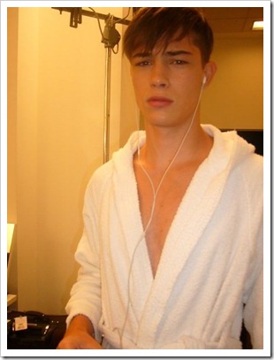 francisco lachowski backstage @ gucci FW10 2