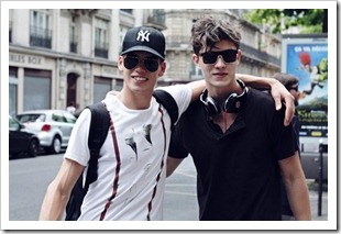 model bffâ€s  francisco and mark