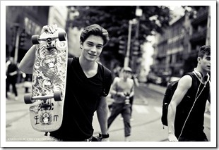 skater boy in Milan
