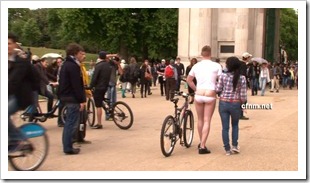 clothed female - naked male - Naked Bikeride (9)