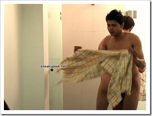 three guys naked in a gym locker room (11)