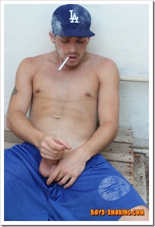 boys smoking - Gorgeous and rugged chainsmoking twink Austin Ried (16)