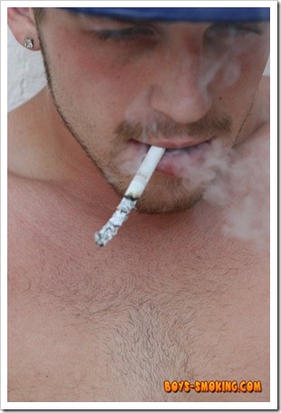 boys smoking - Gorgeous and rugged chainsmoking twink Austin Ried (18)