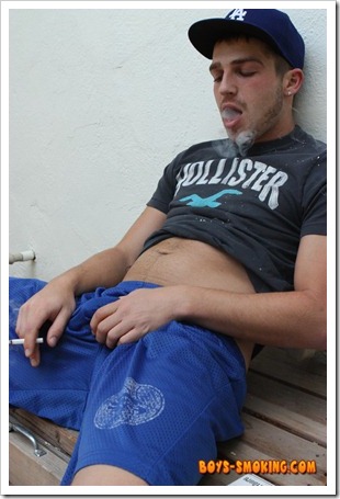 boys smoking - Gorgeous and rugged chainsmoking twink Austin Ried (5)