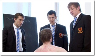 brutal tops - Sixth Form school bullies and their Teacher brutally cane sub josh (5)