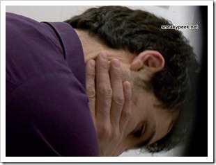 hunky workman coming into the bus station toilet to have a crap (7)