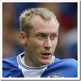 English footballer Tony Hibbert changing out  (4)