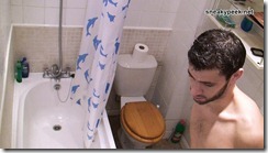 a sexy lad secretly filmed having a shower  (15)