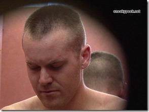 beefy swimmer stripping naked in a swimming pool (11)