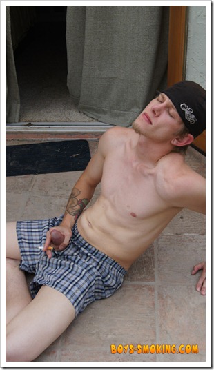 Ian Madrox Smoke And Stroke - boys smoking (17)