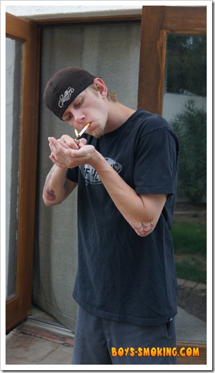 Ian Madrox Smoke And Stroke - boys smoking (2)