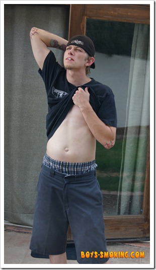 Ian Madrox Smoke And Stroke - boys smoking (5)