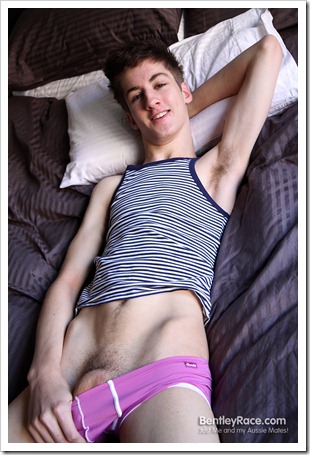 Thick Rick - Aussie twink Rick showing off that great fat dick at BentleyRace (5)