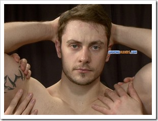 groping hands - Muscular tattooed wrestler (5)