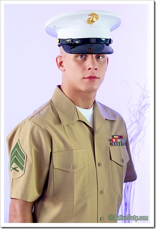 porn-army-gay-Fun-Size Marine Shawns Uniformed Solo (1)