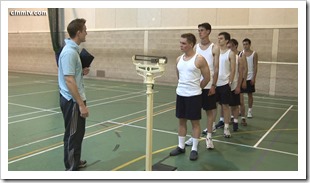 cfnm tv spy-hole into the gymnasium (1)