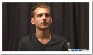 handsome young Cameron in the casting room (2)